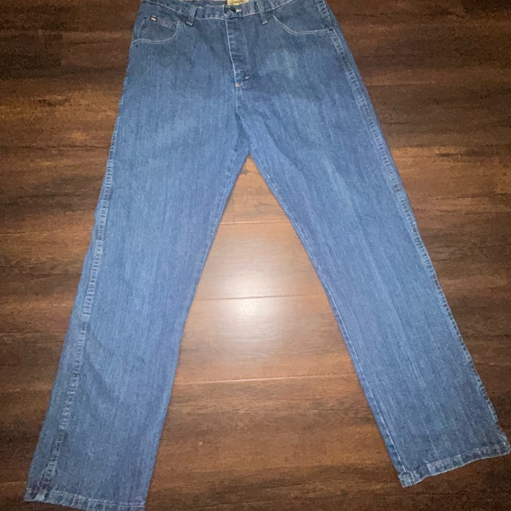 Wrangler Relaxed Blue Jeans Straight Leg
